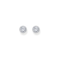 Thomas Sabo Sparkling White Halo-Ohrstecker mit weißem Stein im Brillantschliff